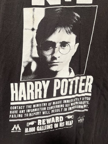 Harry Potter T-shirt Undesirable No 1 Black Adult 2XL - Picture 4 of 6