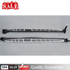 Pair Running Board Side Step Nerf Bar For Hyundai Santa Fe Sport 2013-2018 2016