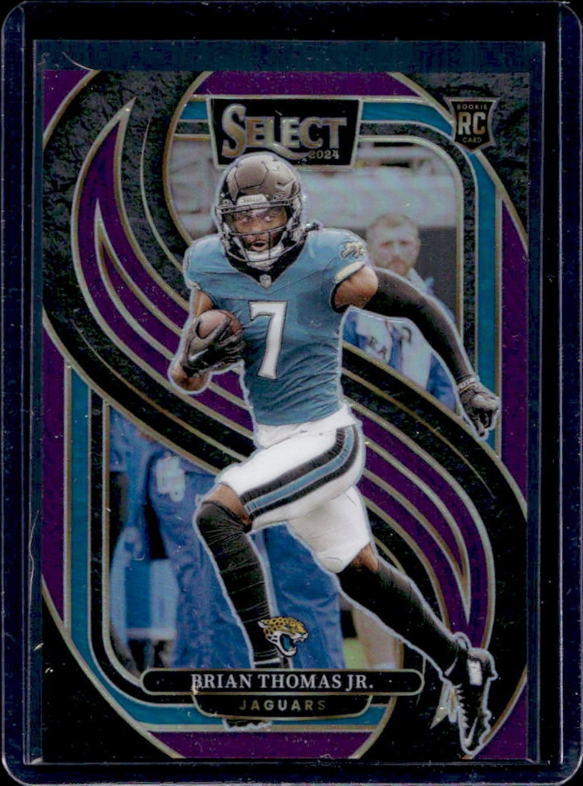 2024 Select Brian Thomas Jr. Premier RC Purple Prizm #41/75 Jaguars