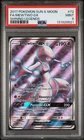 2017 POKEMON SUN & MOON SHINING LEGENDS #72 FULL ART/MEWTWO GX PSA 9