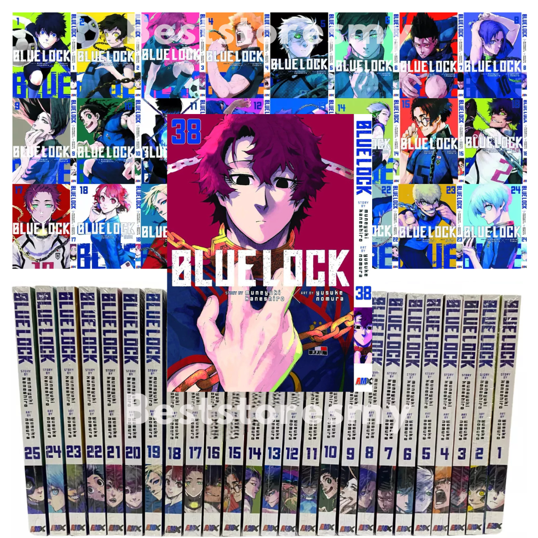 Blue Lock Manga Comic Vol. 1-38 English Version (Set of 5) | eBay