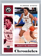 2021-2022 Panini Chronicles Draft Picks #7 Scottie Barnes Raptors FSU