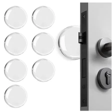 8PCS Door Stopper Wall Protector Silicone Door Knob Wall Protector Strong Back