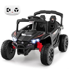 12V Kids Ride On Car Battery Powered Electric Remote Control LED Lights Music