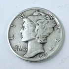 1939 LIBERTY MERCURY 90% SILVER DIME CIRCULATED COIN #5339