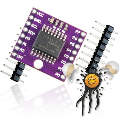 PCF8574 I2C IIC Erweiterung I/O 8-Bit MCU Expander ESP8266 Arduino Raspberry STM