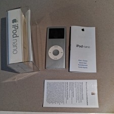 Apple iPod Nano 2nd Generation 2GB For Parts/Spare/Repair Not Working & Box