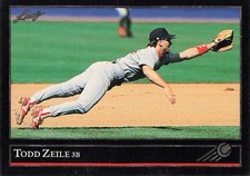 1992 Leaf #432 Todd Zeile Black Gold