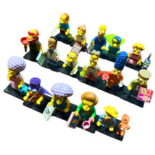 LEGO The Simpsons Minifigures Series 2 Complete Set of 16 71009 with Accessories