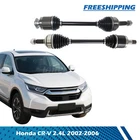 Pair CV Axle Joint Assembly Front For Honda CR-V EX LX SE Sport 2.4L 2002-2006