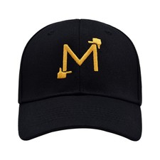 Embroidered Baseball Cap Cotton Adjustable Street Style Hat Unique  M  Design