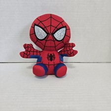 TY Beanie Baby 6" SPIDER-MAN Spiderman Marvel Plush Stuffed Animal Toy