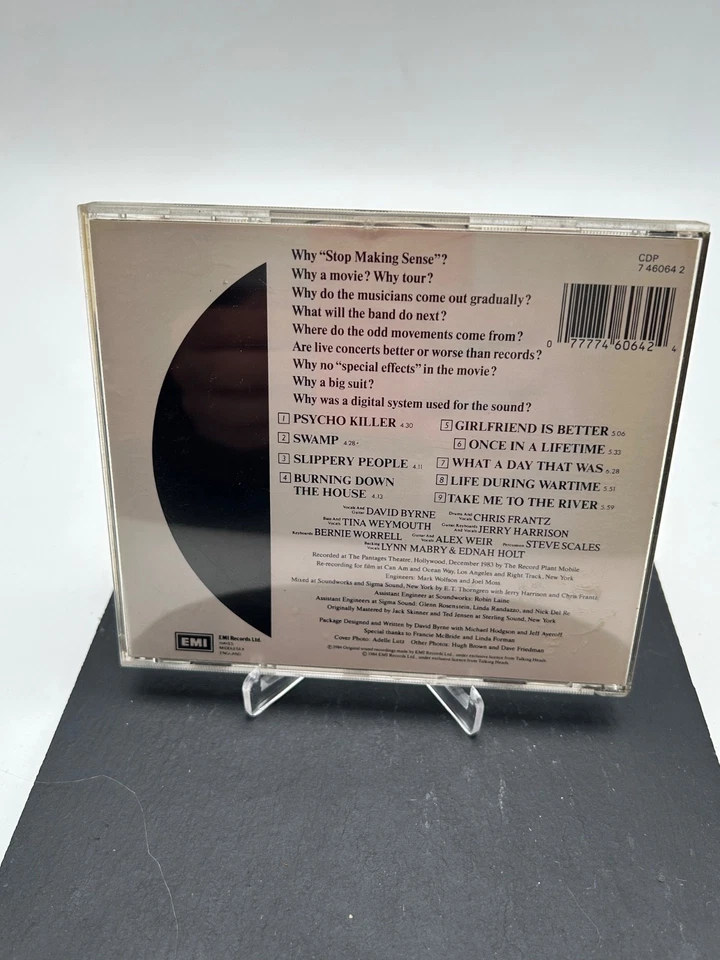 Talking Heads Stop Making Sense CD - Bild 2 von 2