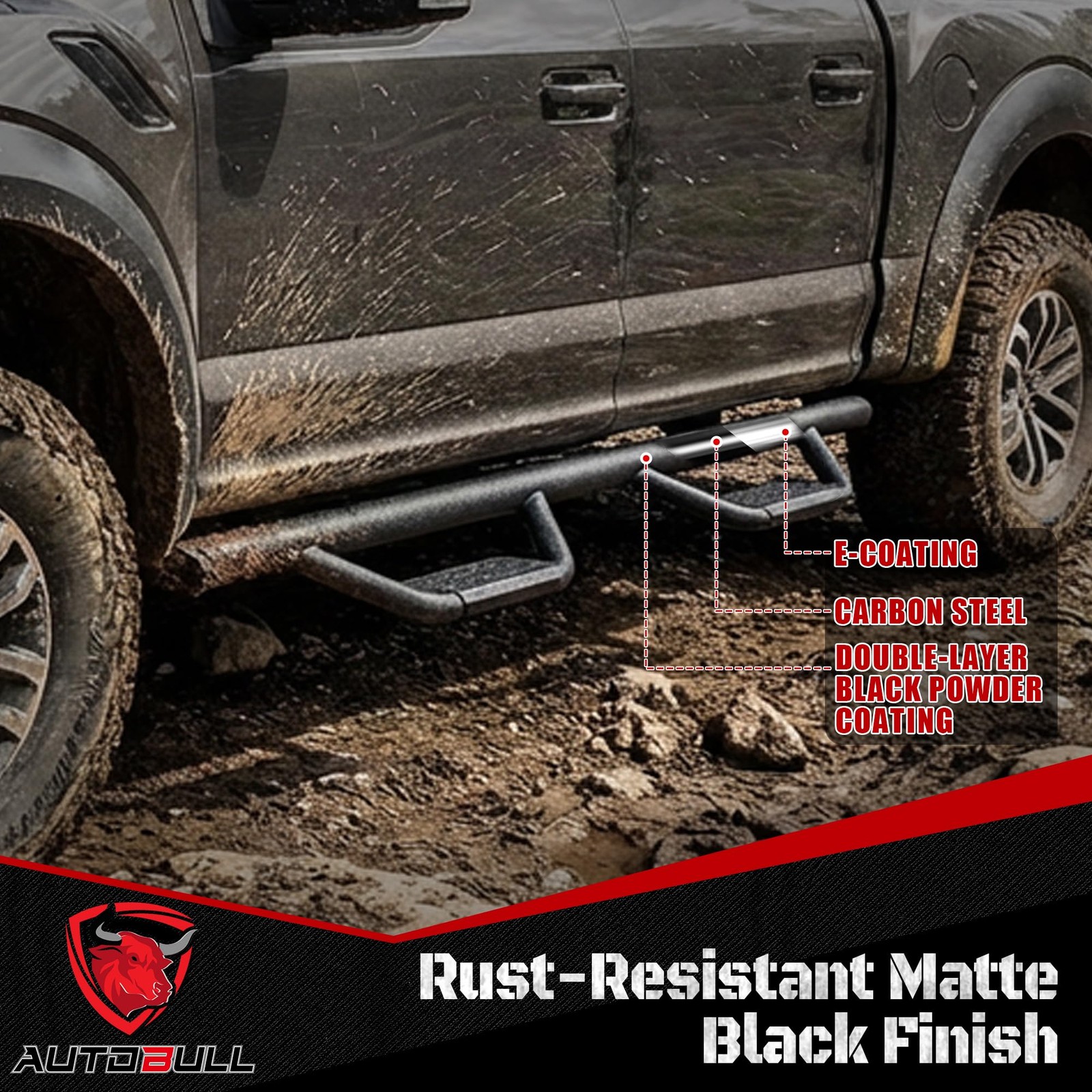 Running Boards Side Steps for Dodge Ram 1500 2019-2026 New Body Crew ...