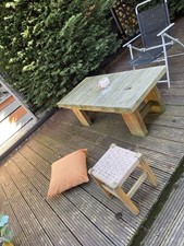 Wood Garden Coffee Table