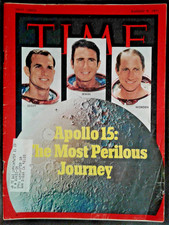 Time Magazine August 9, 1971 David R. Scott, Alfred M. Worden & James B. Irwin