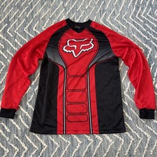 Camiseta Fox Racing Motor Cross manga larga roja