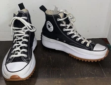 Converse Unisex Run Star Hike Black Casual Shoes Sneakers Men’s Size 11