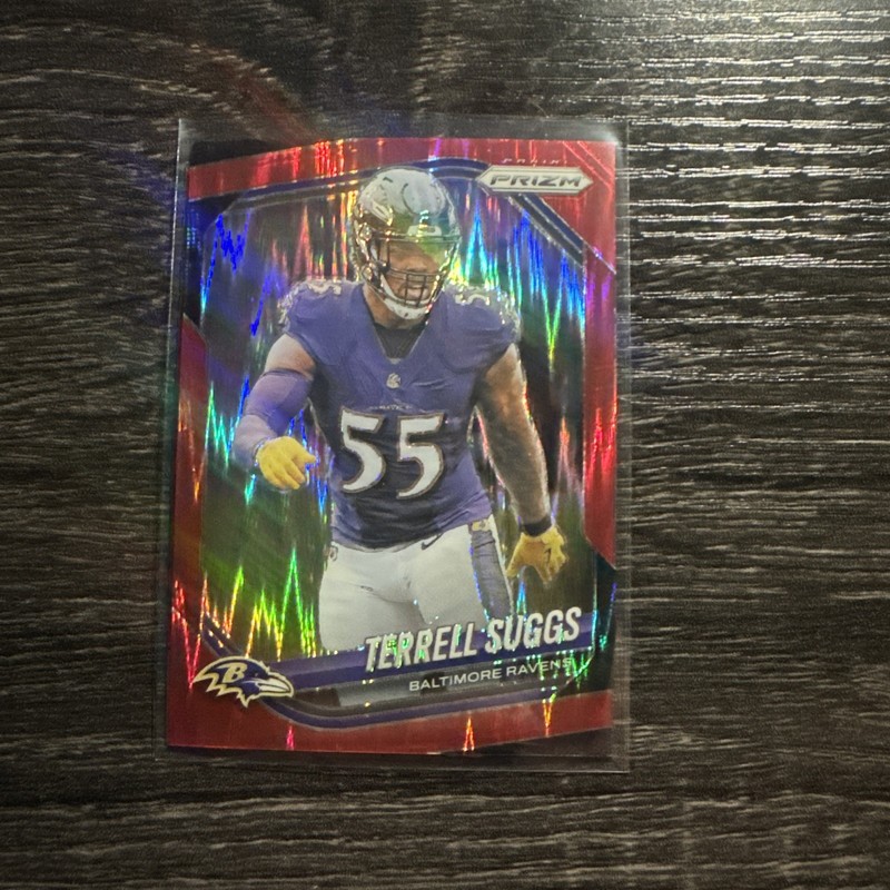 2025 Panini Prizm - Terrell Suggs #93 Red Flash