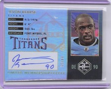 2025 Panini National Treasures Jevon Kearse Limited Membership Auto /49