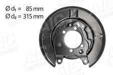 AIC 58270 splash panel, brake disc for Nissan, Renault