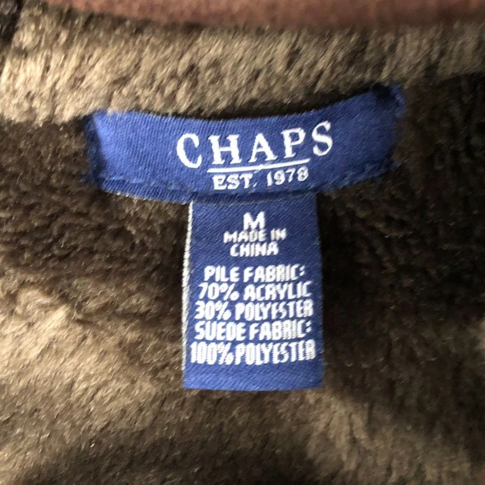 Chaps Mujer Chaqueta Chaquetón Mediana Marrón Imitación Gamuza Palanca Abrigo Con Capucha Retro Foto 3 de 4