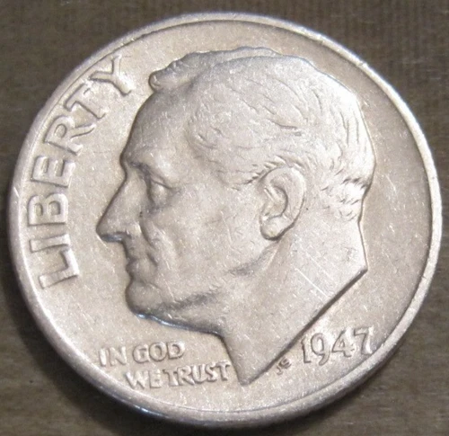 1947-D Roosevelt Dime — photo from another recent sale
