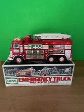 2005 Hess Emergency  Truck + Rescue Vehicle New in Box! Vintage! Works! Mint!🔥