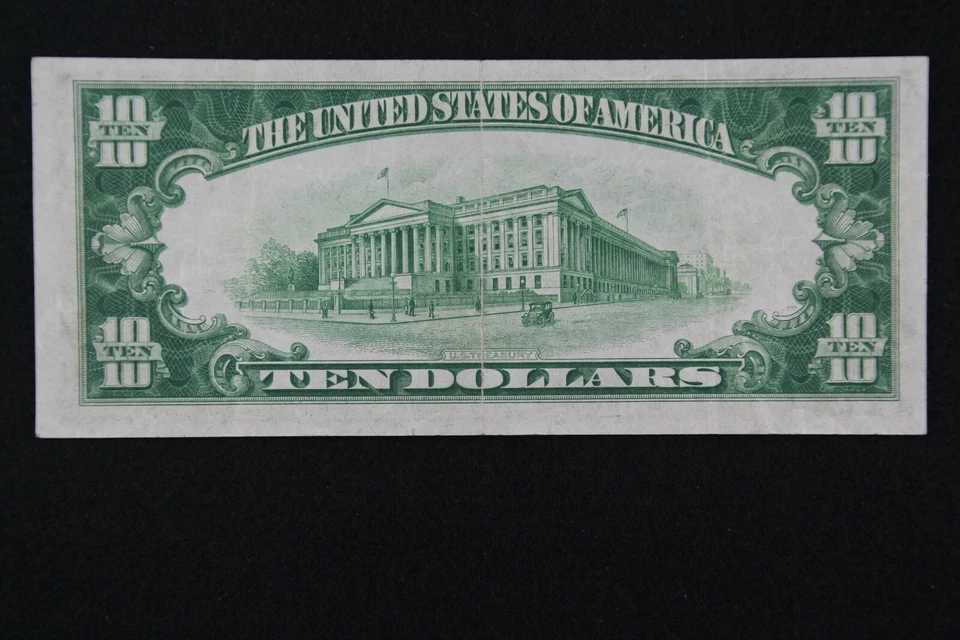 $10 1934A Mule Federal Reserve Note I11581961A series A bp 577, ten dollar, MN - Image 2 of 3