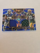 2025 Panini Select Multiverse Xavier McKinney Duel Patch Giants Packers Blue