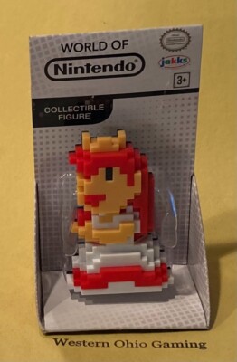 World Of Nintendo 8-Bit Princess Peach Figure NEW
