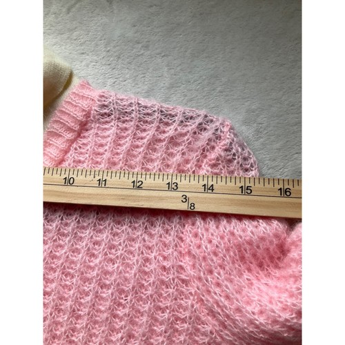 Vintage Charisma Girls Sz 8 Turtle neck Sweater pink Preppy made USA - Picture 5 of 10
