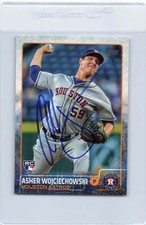 2015 Topps #US303 Asher Wojciechowski Astros Signed Auto *J4389