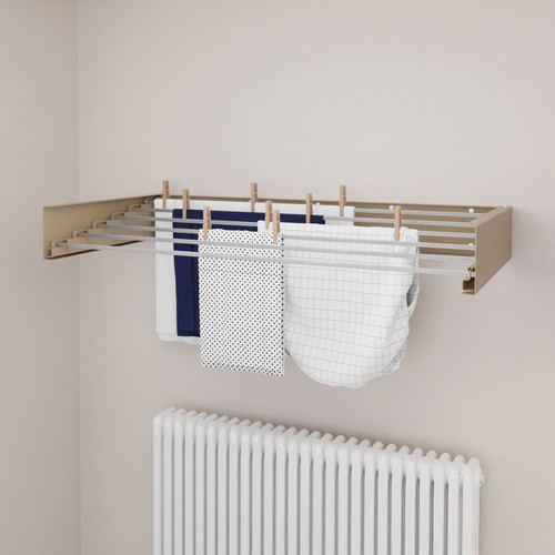 Wall Mounted Clothes Hanger Foldable Towel Rack | Hot Flow - Glide - Picture 36 of 74