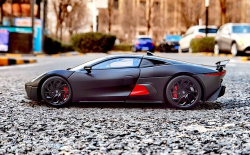 Almost Real 1/18 Jaguar C-X75 CX75 2015 Modello auto pressofusa collezione display giocattolo - Foto 4 di 37