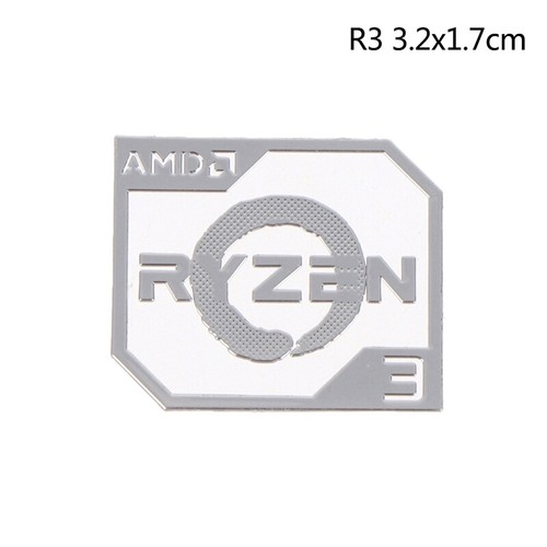 AMD Ruilong Ryzen R9 R7 R5 R3 Vega Metal Sticker Notebook Desktop Logo Sticker - Afbeelding 8 van 20