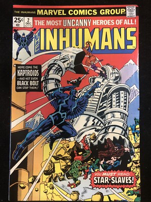 Marvel Inhumans Book The Inhumans #2 Marvel Comic Book 1975 HIGH GRADE | eBay