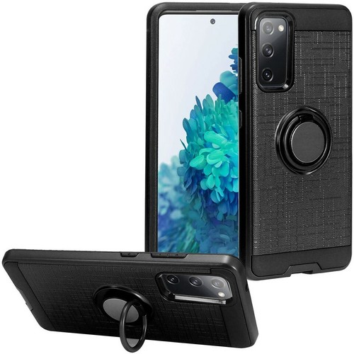 For LG K52 Ring Case Hybrid Armor Shockproof Dual Layer Rugged TPU Holder Cover - Picture 8 of 64