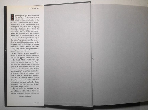 Richard Price - Horloges - Première édition signée. Première impression. 1992. - Photo 5 sur 10