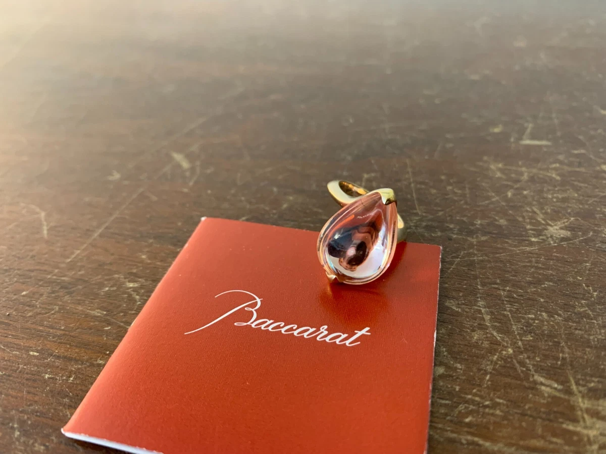 Bague baccarat fleur sales
