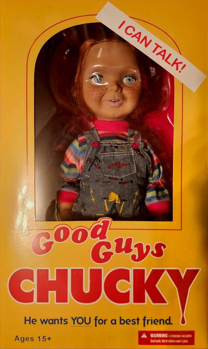 Mezco Child's Play Good Guys 15 Talking Happy Chucky Action Figure