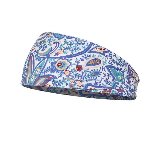 Women Wide Elastic Turban Head Wraps Boho Headband Sports Yoga Head Hair Bands - Picture 26 of 32