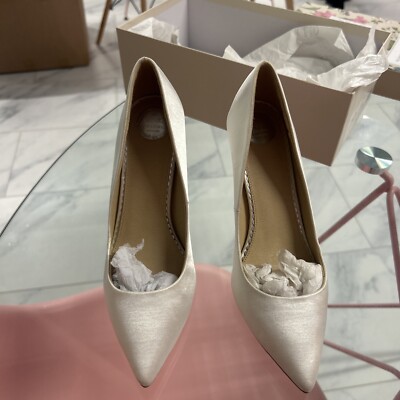 The Perfect Bridal Company Satin-Pumps Größe 6 UK