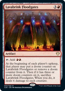 Lavabrink Floodgates x4 - Commander 2020 - NM-Mint, English - Commander 2020
