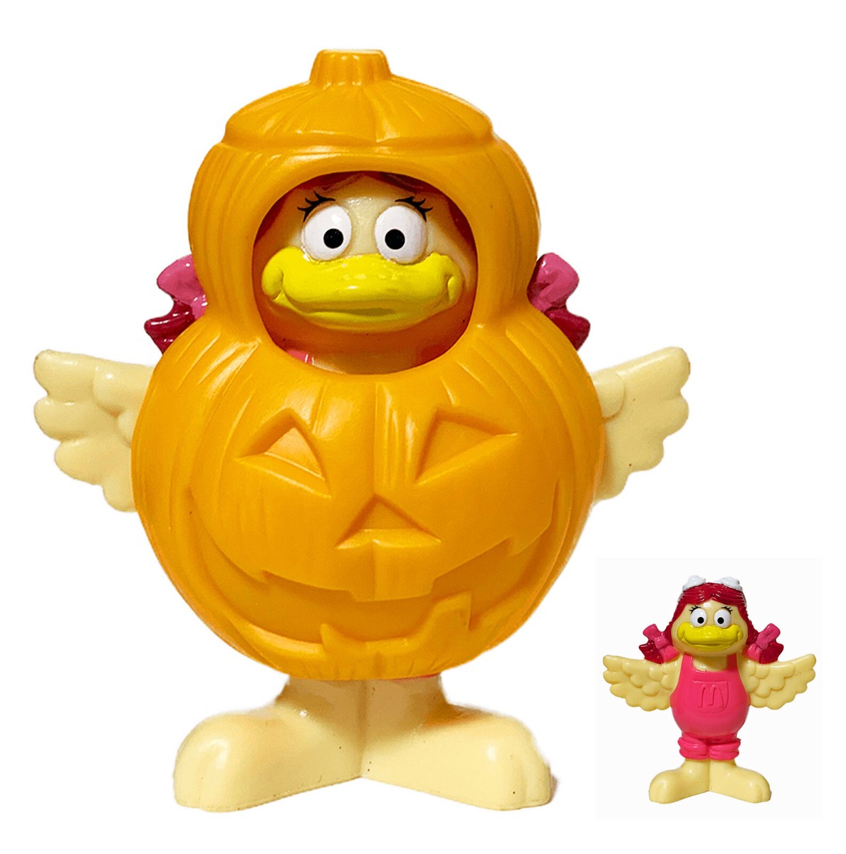 1995 McDonalds Happy Meal Birdie Pumpkin Costume Halloween Toy #8
