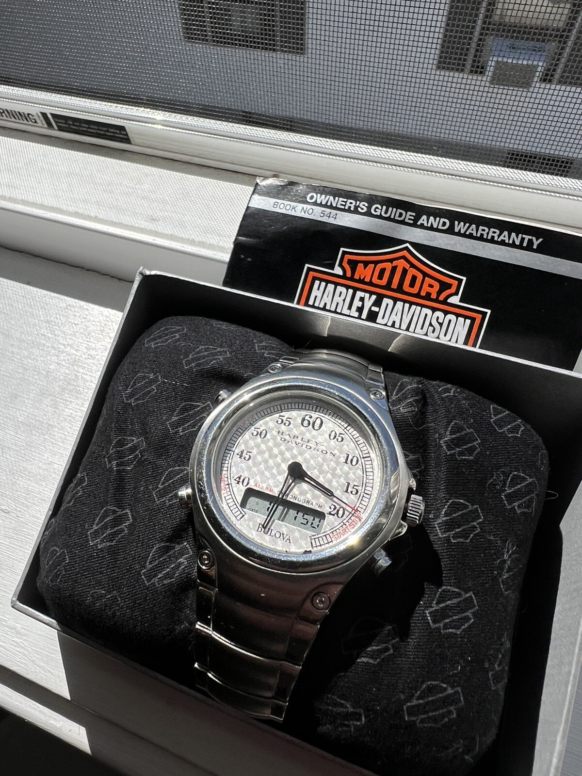 2002 Vintage Harley Davidson Bulova Watch eBay