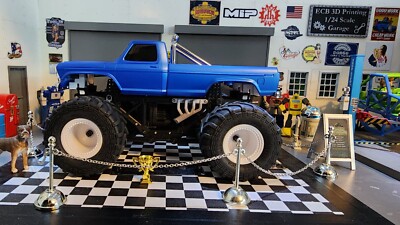 ECB 3D Printing 1/24 Monster Truck Rear Engine Headers