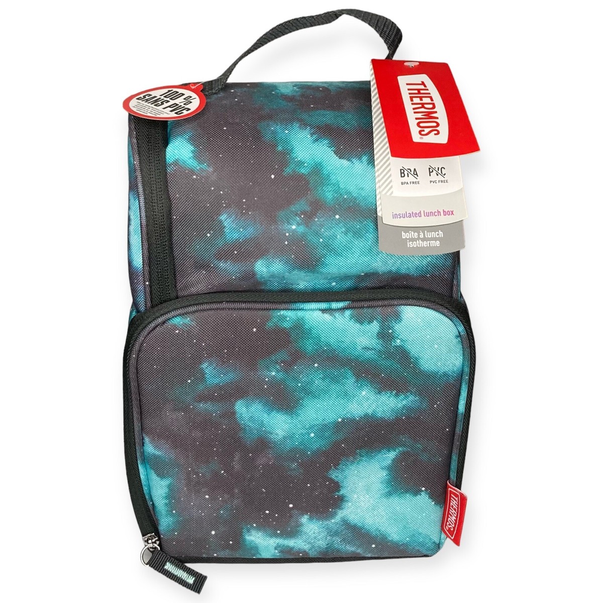 Thermos Lunch Box Summer 2023 Galaxy Teal Kids Lined Dual Space