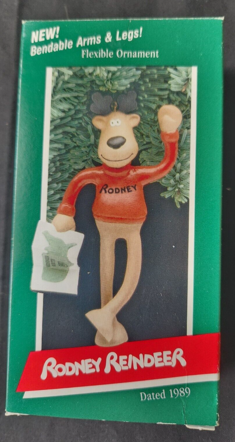 Hallmark Ornament Rodney Reindeer 1989