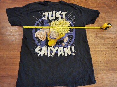 VINTAGE DRAGONBALL Z  T-SHIRT, JUST SAIYAN!